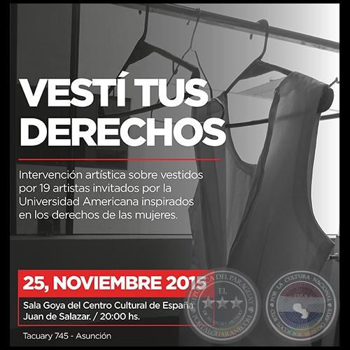 VESTÍ TUS DERECHOS 2015 - Exposición de CLAUDIA CASARINO - 25 de noviembre al 5 de diciembre de 2015